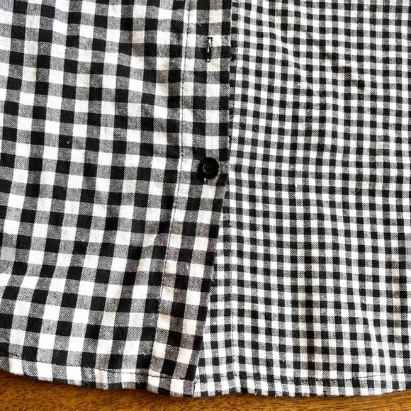 Mixed Gingham Button Up Dress Shirt - Picture 5 of 8